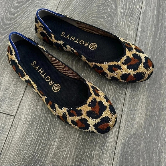 Rothy's The Square Big Cat Textile Flat Comfort Shoes Women’s - Picture 7 of 7